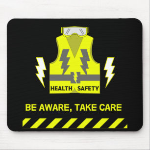 Mousepad Presentes De Saúde E Segurança Para Os Trabalhador