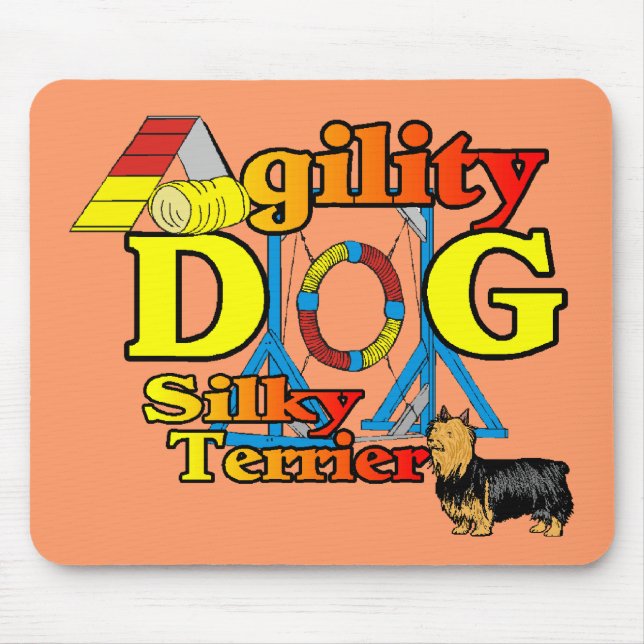 Mousepad Presentes de Sensível_Terrier_Agilidade (Frente)