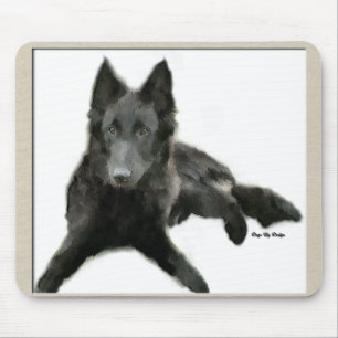 Mousepad Presentes de Sheepdog Belgas do Groenendael