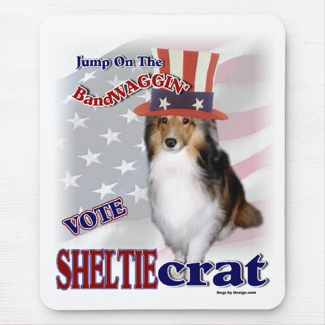 Mousepad Presentes de SHETLAND SHEEPDOG (Frente)