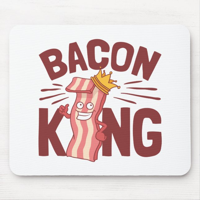 Mousepad Presentes de Sobrecarga de Carne do Bacon King par (Frente)