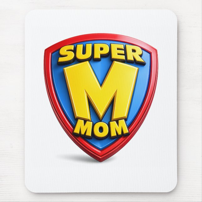 Mousepad Presentes de Super Mãe para Super Mães (Frente)