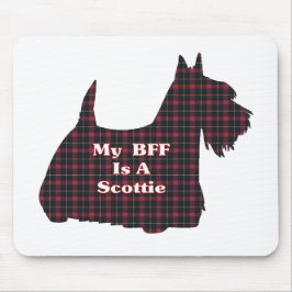 Mousepad Presentes de Terrier BFF escoceses