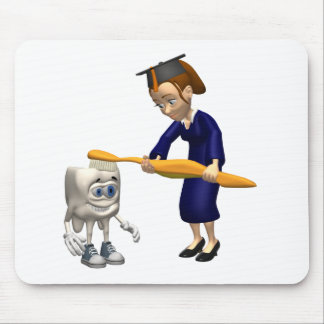 Mousepad Presentes dentais da graduação da higiene ou do