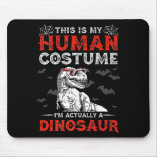 Mousepad Presentes Divertidos de Halloween Dinossauro Fofo 
