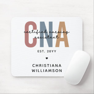 Mousepad Presentes do Assistente de Enfermagem Certificado 