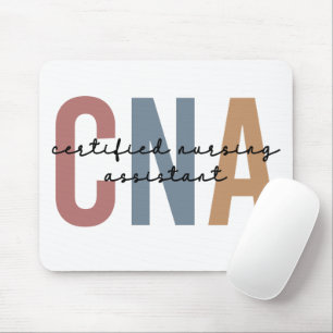 Mousepad Presentes do Assistente de Enfermagem Retro Certif