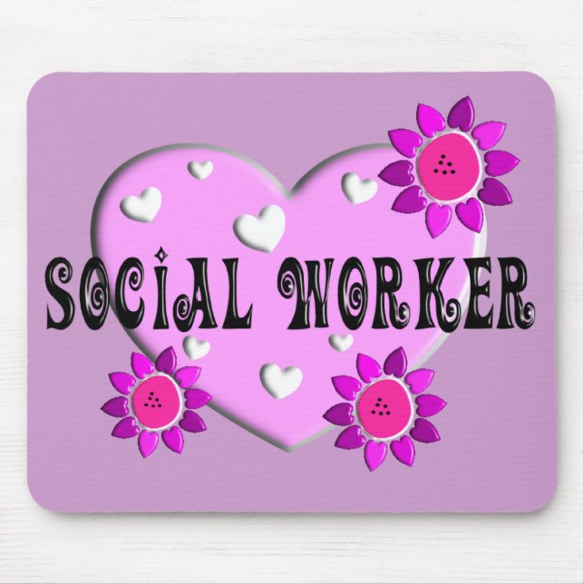 Mousepad Presentes do assistente social (Frente)