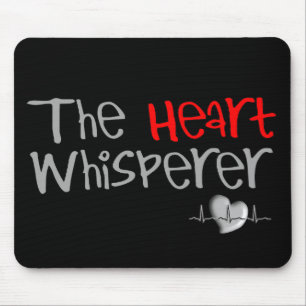 Mousepad Presentes do cardiologista "o Whisperer do coração