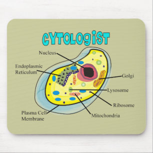 Mousepad Presentes do desenho da pilha humana do Cytologist