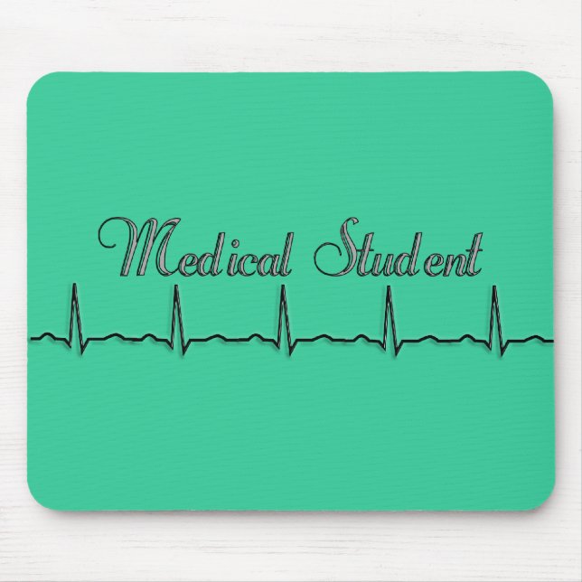 Mousepad Presentes do design da estudante de Medicina QRS (Frente)