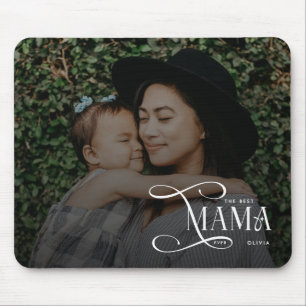 Mousepad Presentes do Dia das Mães com Foto da Melhor Mamãe