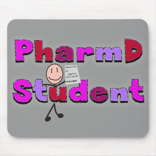 Mousepad Presentes do estudante de PharmD (Frente)