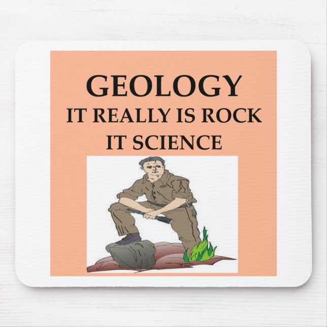 Mousepad Presentes do geólogo da GEOLOGIA (Frente)