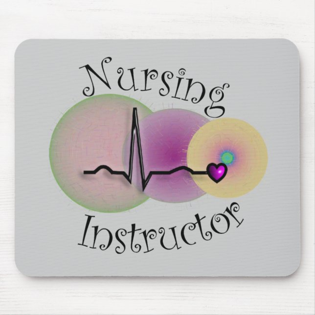 Mousepad Presentes do instrutor dos cuidados (Frente)