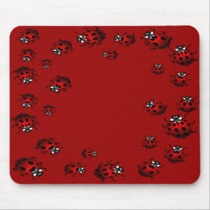 Mousepad Presentes do joaninha da lembrança do inseto de