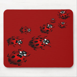 Mousepad Presentes do joaninha da lembrança do inseto de