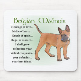 Mousepad Presentes do Malinois Belga