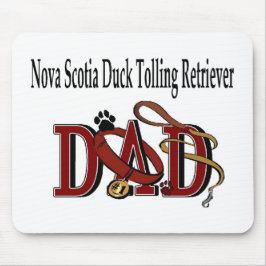 Mousepad Presentes do Pai de Retriever com Tolling Duck da