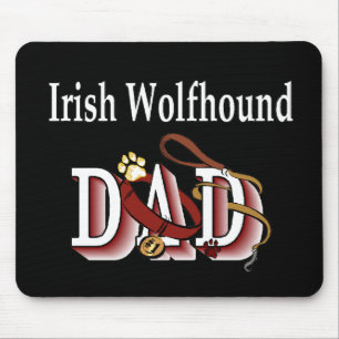 Mousepad Presentes do Pai de Wolfhound na Irlanda