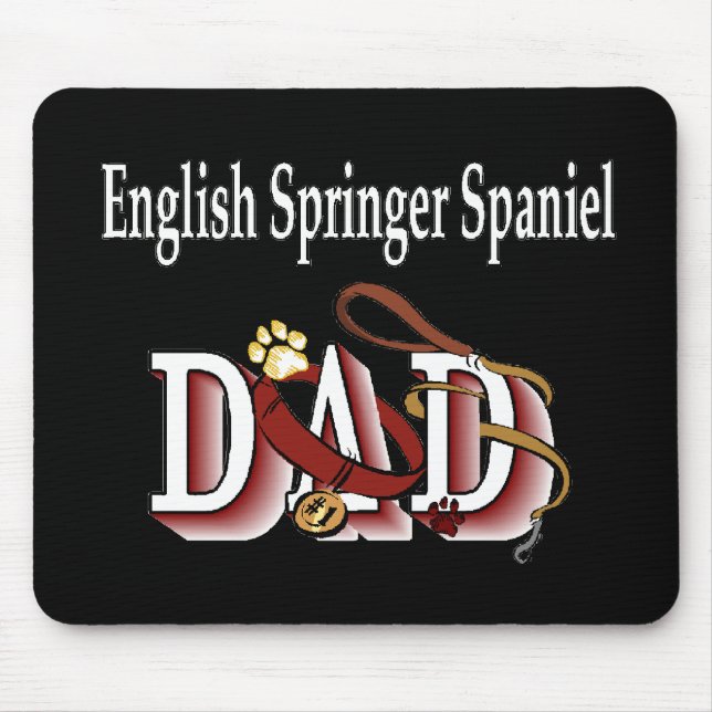 Mousepad Presentes do Pai espanhol Inglês Springer (Frente)