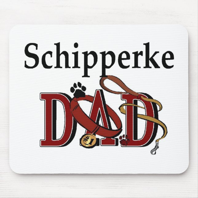 Mousepad Presentes do Pai Schipperke (Frente)