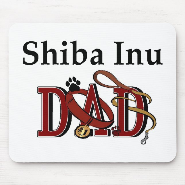 Mousepad Presentes do Pai Shiba Inu (Frente)