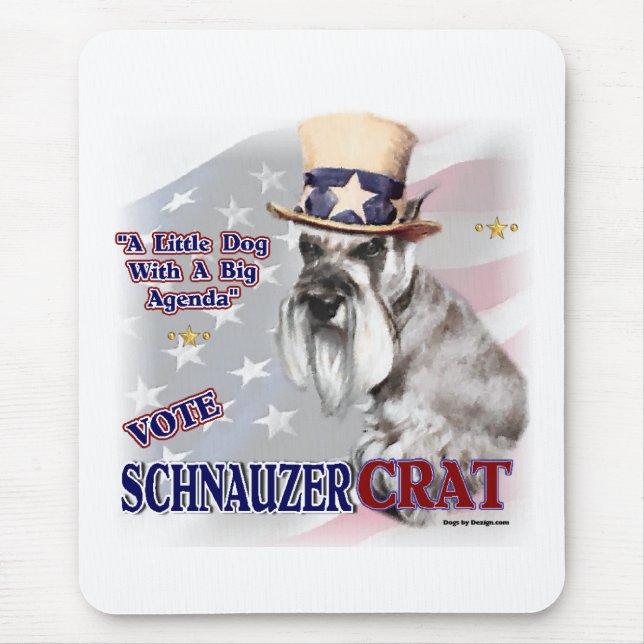 Mousepad Presentes do Schnauzer diminuto (Frente)