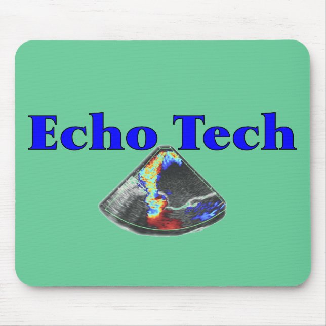 Mousepad Presentes do técnico do eco (tecnologia cardíaca (Frente)