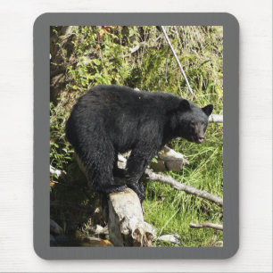 Mousepad Presentes do urso preto do "exercicio de