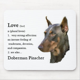 Mousepad Presentes Doberman Pinscher