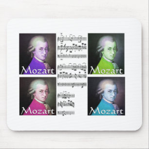 Mousepad Presentes dos amantes de Mozart