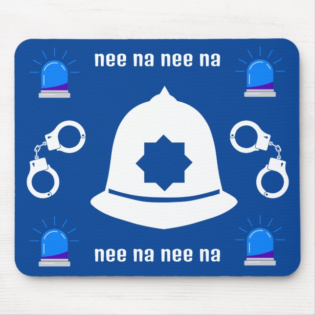 Mousepad Presentes E Acessórios Da Polícia Britânica (Frente)