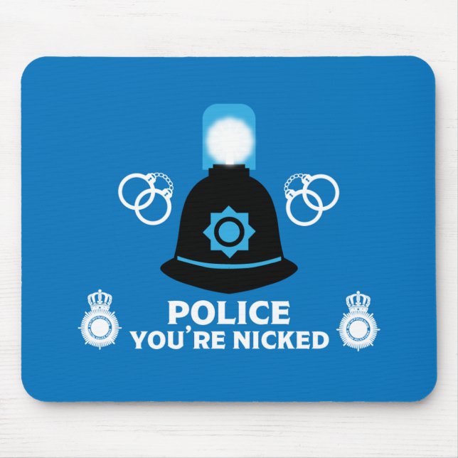Mousepad Presentes E Acessórios Da Polícia Britânica (Frente)