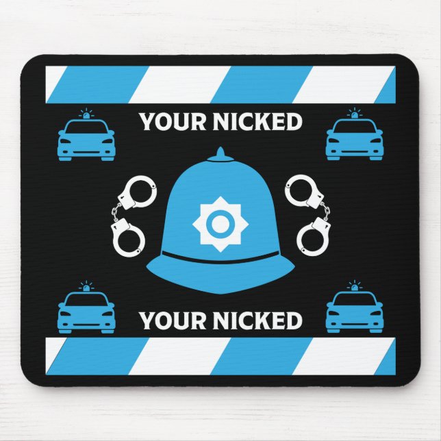 Mousepad Presentes E Acessórios Da Polícia Britânica (Frente)