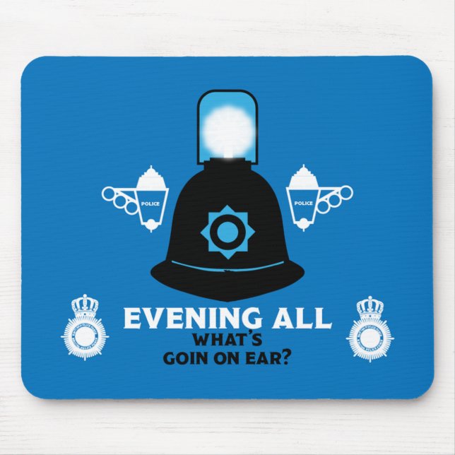 Mousepad Presentes e Acessórios da Polícia Britânica (Frente)
