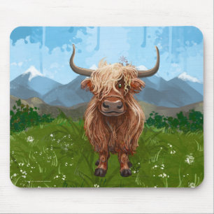 Mousepad Presentes e acessórios para vacas do Highland