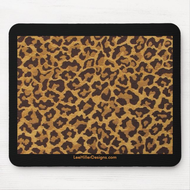 Mousepad Presentes e Coleções para impressão leopardo rocho (Frente)