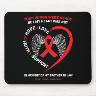 Mousepad Presentes Em Memória Do Meu Cunhado Doença Cardíac