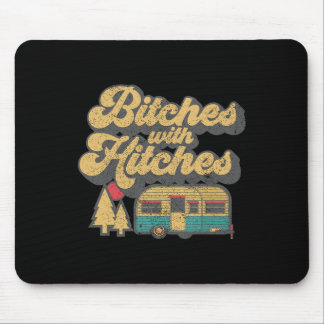 Mousepad Presentes Engraçados de Camping Retro com Reboques