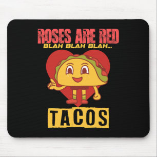 Mousepad Presentes engraçados de tacos para o Dia dos Namor