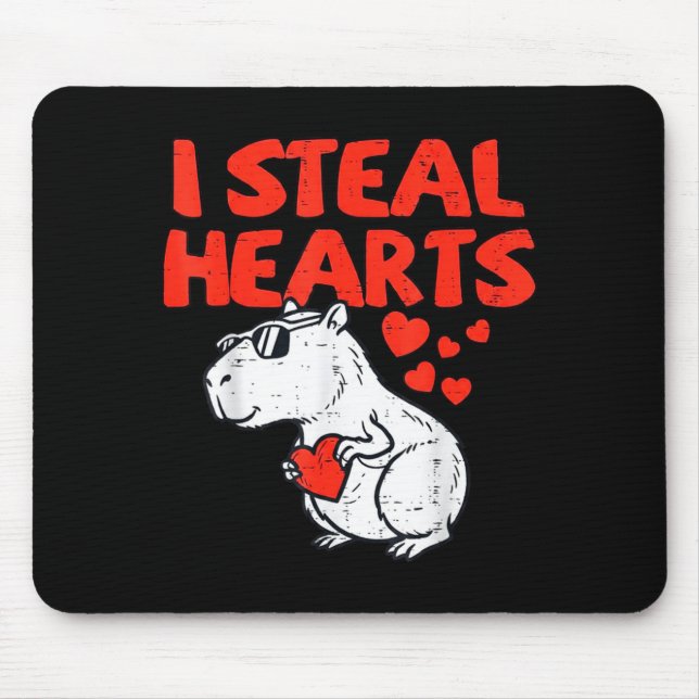 Mousepad Presentes engraçados do Dia dos Namorados Eu Roubo (Frente)