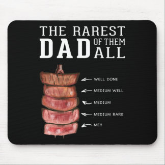 Mousepad Presentes engraçados para homens BBQ Pai mais raro