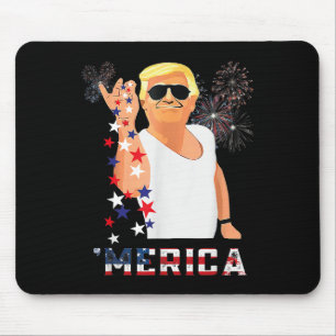 Mousepad Presentes engraçados Trump Salt Merica Liberdade 4