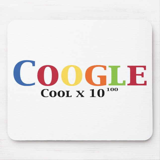 Mousepad Presentes   legal de Coogle x 10^100 (Frente)