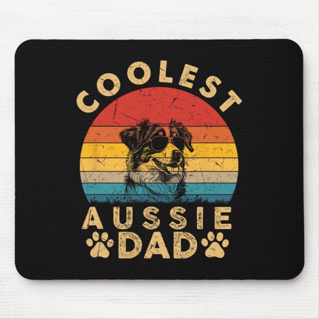 Mousepad Presentes mais legais de pai australiano para home (Frente)