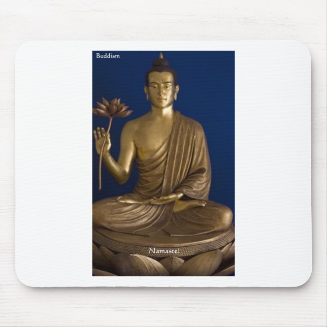 Mousepad Presentes "Namaste" do Budismo Camisetas Canecas C (Frente)
