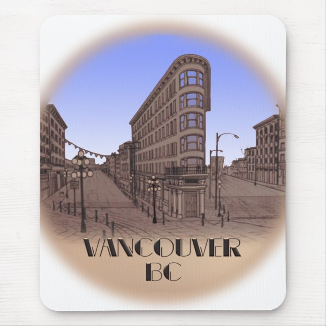 Mousepad Presentes no mouse Vancouver Canada Souvenir Gasto (Frente)