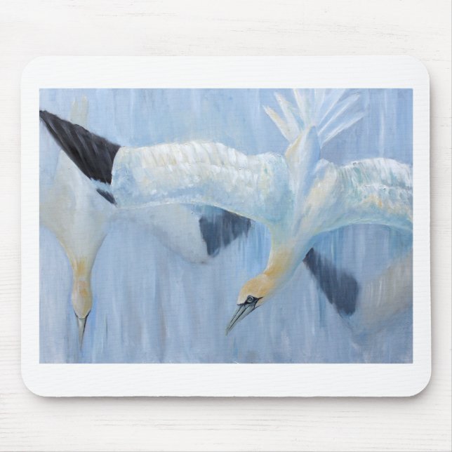Mousepad Presentes originais de mergulho de Gannets para (Frente)