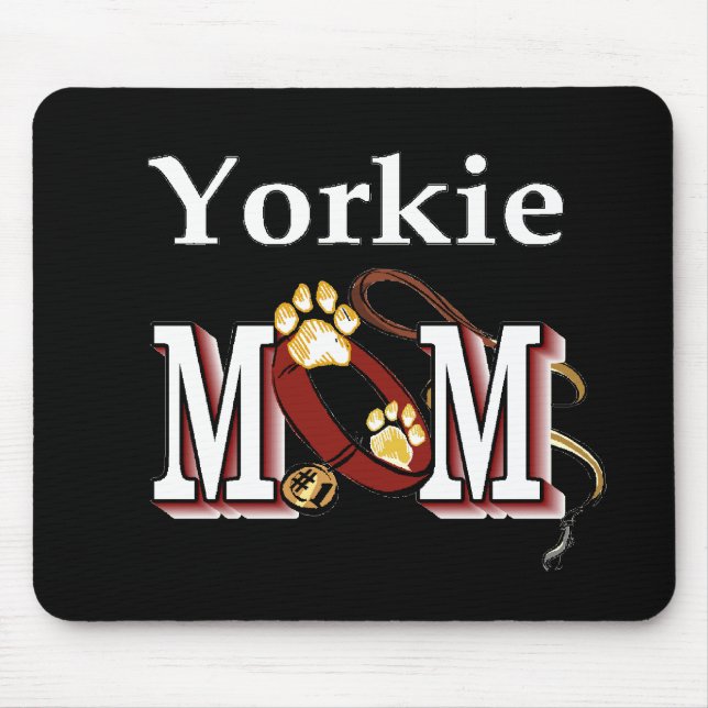Mousepad Presentes para Mãe de Yorkie (Frente)
